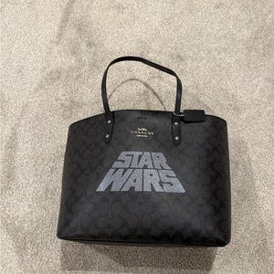 Coach Black Star Wars Tote Bag